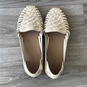 nisolo huarache size 7.5 color bone